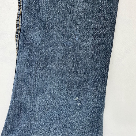 Aeropostale Mens Size 32/32 Driggs Slim Bootcut Jeans Blue Retro Straight Denim - Picture 9 of 16